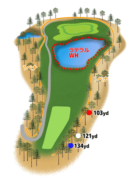 HOLE2地形図