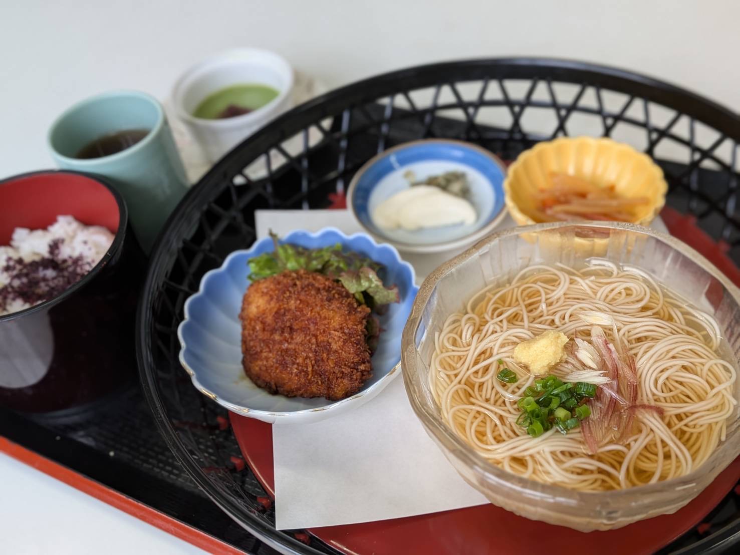 昼食の写真